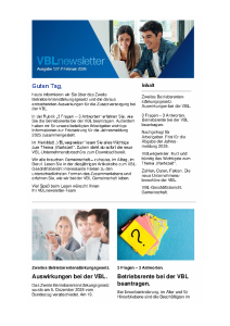 Miniaturansicht VBLnewsletter Ausgabe 127