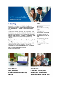 Miniaturansicht VBLnewsletter Ausgabe 128