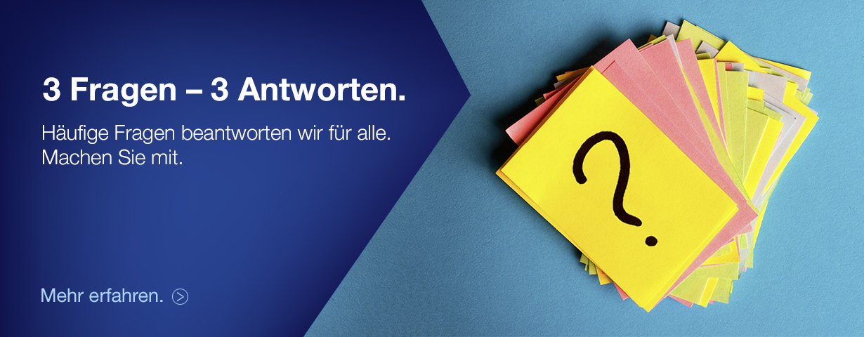 3 Fragen 3 Antworten