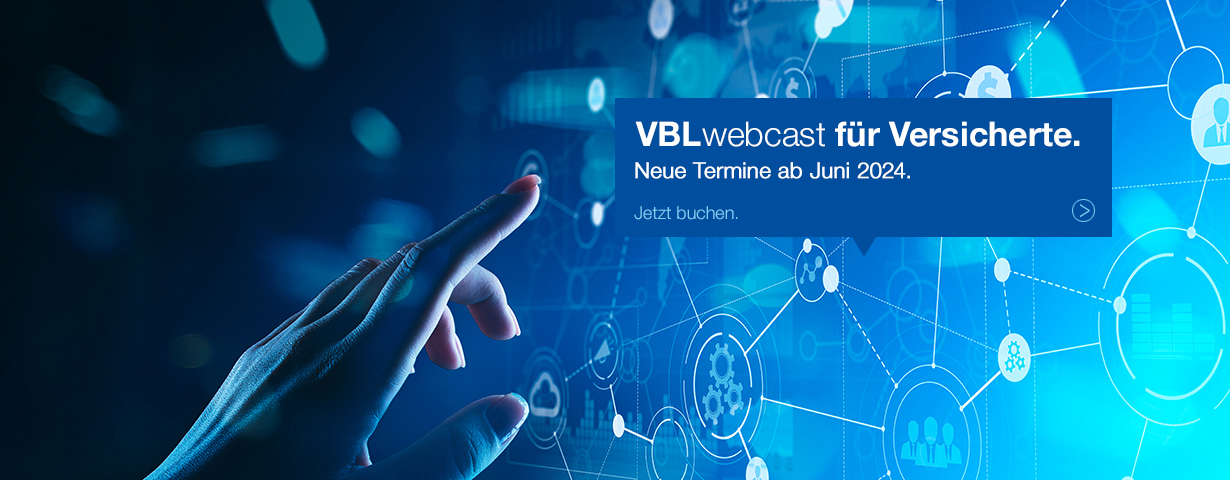 VBLwebcast. Jetzt buchen.