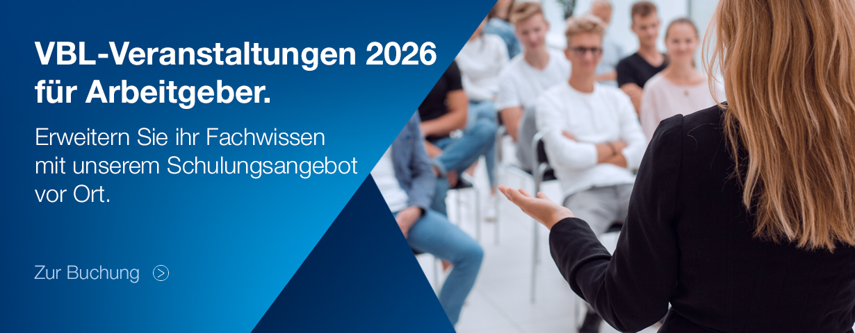 VBL-Veranstaltungen 2026 für Arbeitgeber.