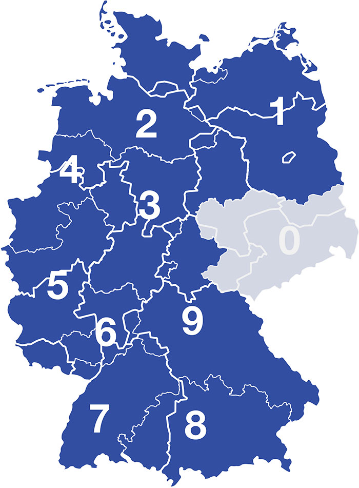 Bild: Deutschlandkarte